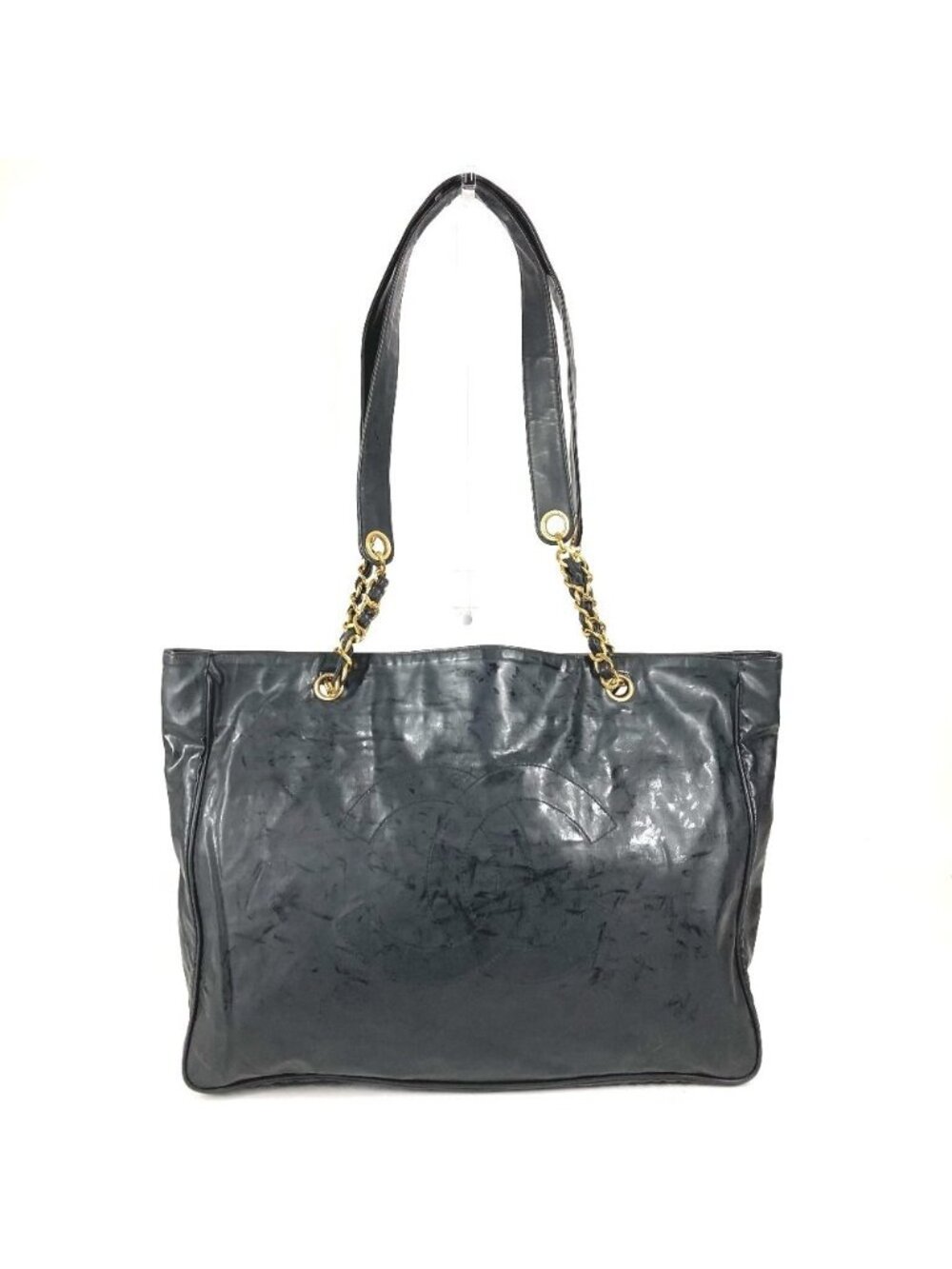 Chanel Shoulder Bag CC Logo Black